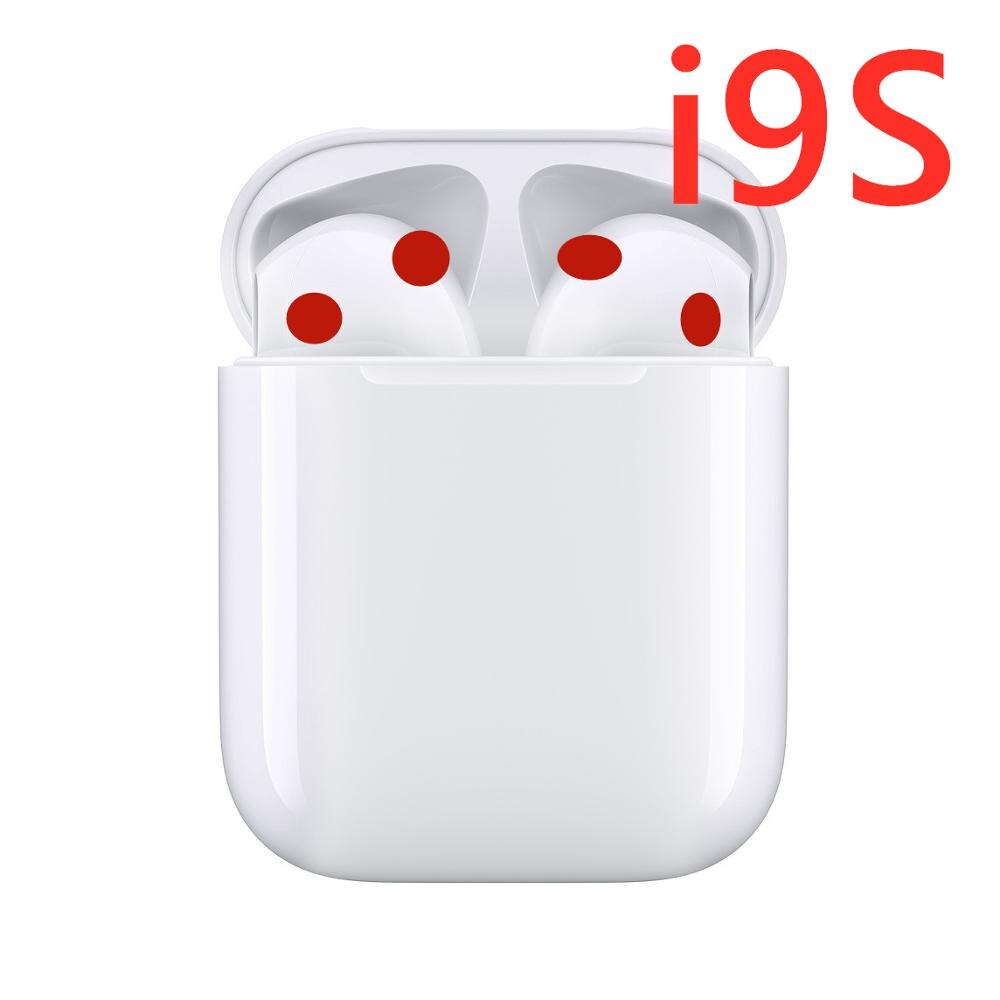 TWS airpods Senza Fili Bluetooth 5.0 Auricolare TWS i12 11 9s 7S Macaron Auricolari Con Il Mic di Ricarica Scatola Auricolare cuffie senza fili: i9S