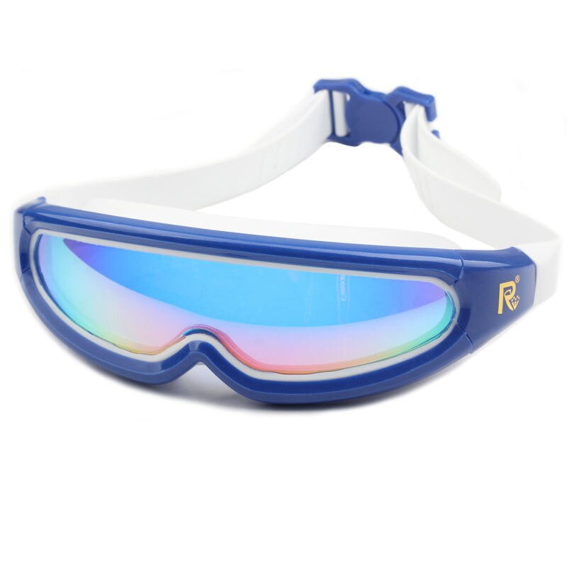 Zwemmen Bril Anti Fog Zwembril Volwassenen Professionele Zwembril Eyewear Natacion Waterdicht Gear Piscina: Blue with White