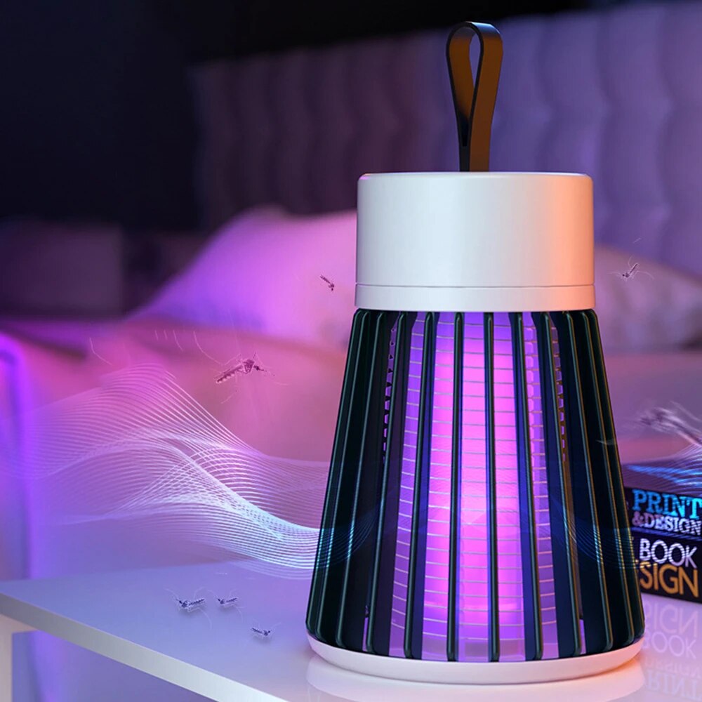 Muggen Killer Lamp Uv Elektrische Schok Muggen Killer Lamp Huishoudelijke Stille Usb Plug-In Muggenmelk Camping Verlichting