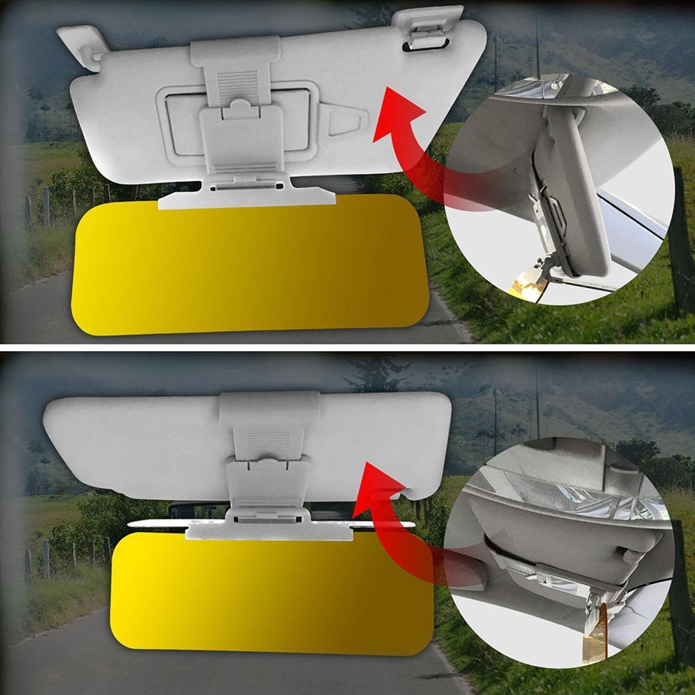 2 In 1 Anti-Glare Car Sun Visor For Day Night Driving Car Visor Sun Blocker Adjustable Car Sunshade Night Vision