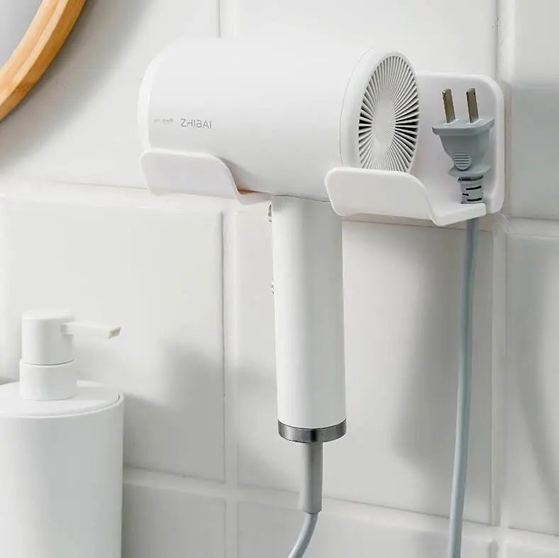 Föhn Houder Aan De Muur Gemonteerde Stijltang Droger Haarstandaard Badkamer Organizer Planken Wasruimte Organisatie Planken
