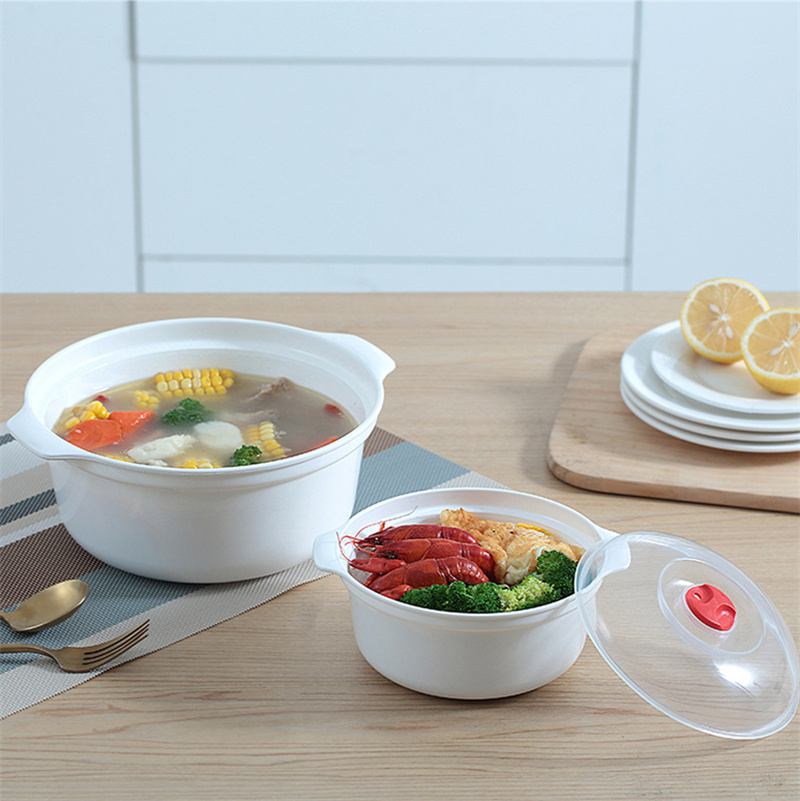S/M/L Magnetron Speciale Doos Verwarmde Soep Pot Gestoomde Knoedel Rijst Gestoomde Broodjes Met Deksel Voedsel Koken Container Keuken Tool