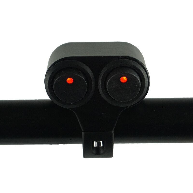 Aluminum Alloy 22mm 24mm Motorcycle Switches Handlebar Mount Switch Headlight Hazard Brake Fog Light ON OFF With Indicator Light