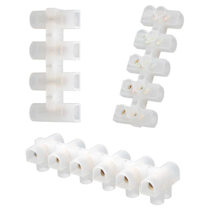 Wire Connector Block Practical Fireproof Terminal Block for Large Warehouses for Hotel Housing for Household Electricity for