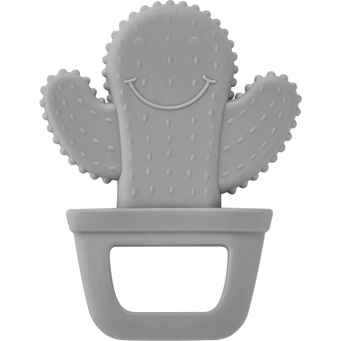 Baby Teether Cactus Toy: Gray