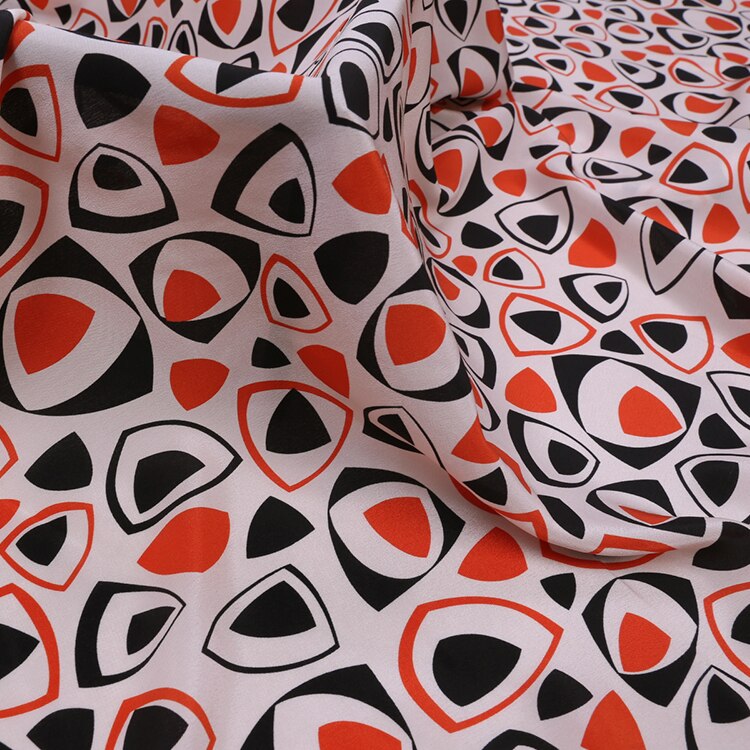 100% mulberry silk crepe de chine fabric cloth per meter 16mm 114 cm wide summer shirt dress fabric silk cloth