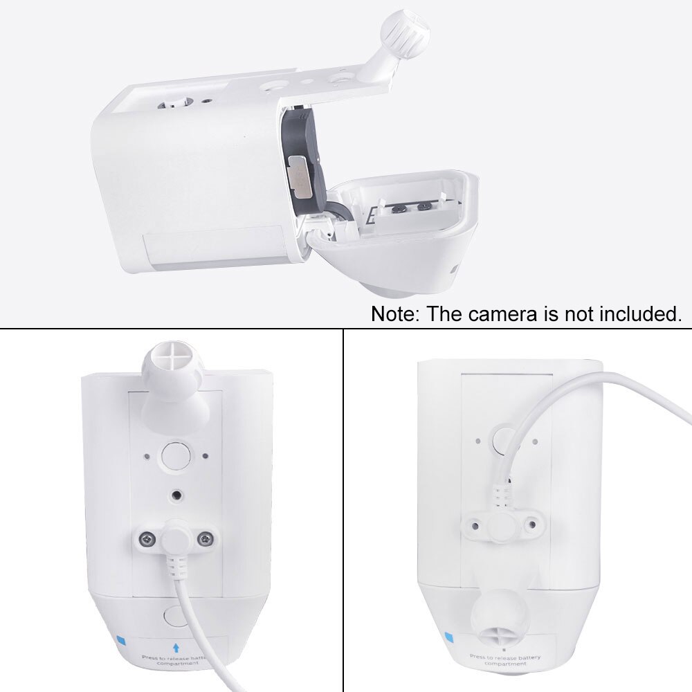 2.5m/8.2ft DC Extension Cable for Ring Spotlight Cam Battery Solar Panel Weatherproof Placing Solar Panel Further