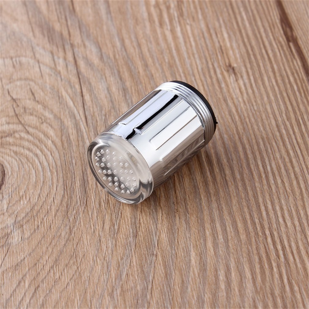 LED Temperature Sensitive 7-Color Light-up Faucet Kitchen Bathroom Glow Water Saving Faucet Aerator Tap Nozzle Shower Kitchen