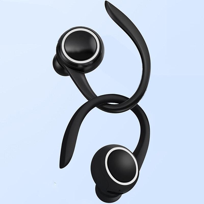 Portable Headset 5.2 Ear Hook Type Low Delay Noise Reduction Single Ear Sports Running Business Wireless Game Earphones With Mic