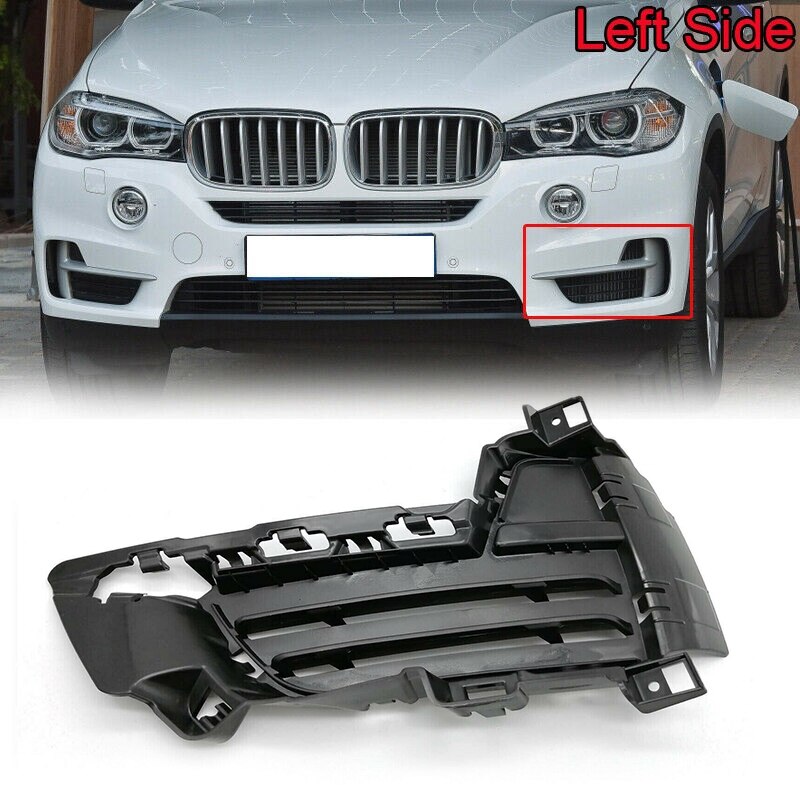 Linkerkant Voorbumper Grille Mesh Grill Cover Vent Zwart Voor Bmw X5 F15 51117307993