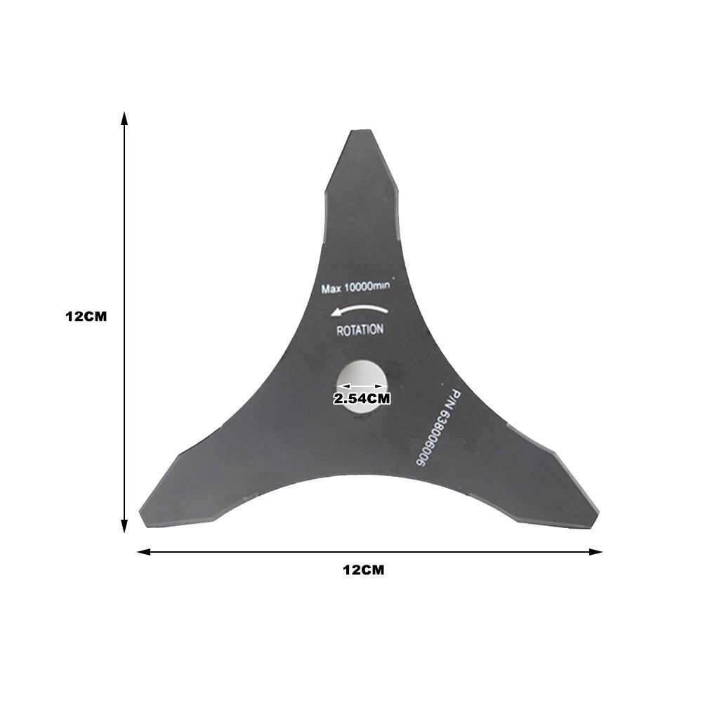 Lawn Mower Brush Cutter Accessories Electric Grass Trimmer Part 3 Tooth Manganese Steel Mowing Garden Tools