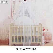 Baby Bedding Crib Mosquito Net Toddler Baby Care Bed Mosquito Mesh Hung Dome Curtain Net Portable Size Round Summer