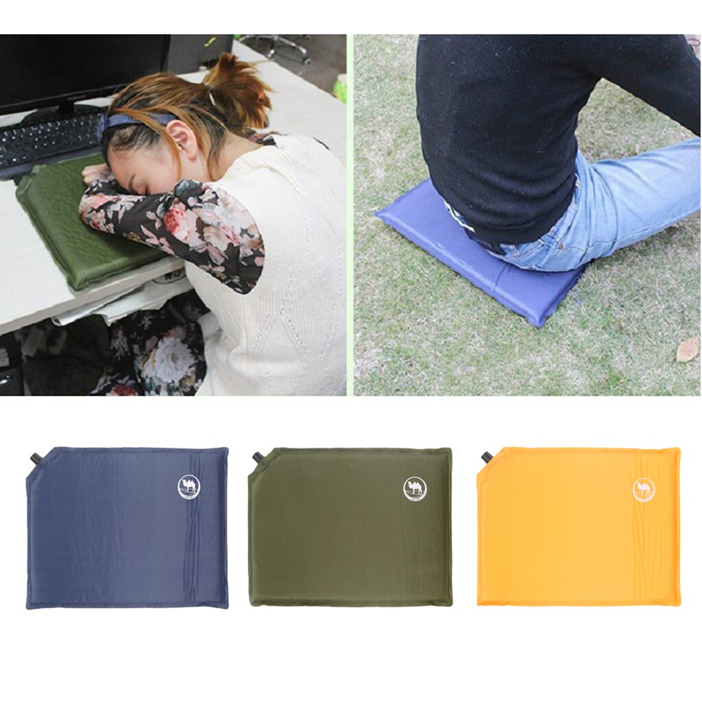 Opblaasbare Reizen Kussen Air Seat Pad Waterdichte Zelfopblazende Zitkussen Voor Auto Stadion Bleker Zetels Vliegtuigen