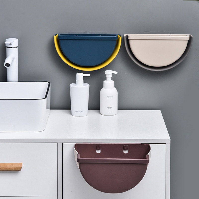 Klapp Mülleimer Küche Schrank Hängen Mülleimer Zauberstab Papierkorb für Schlecht Auto Wc Papierkorb Reinigung Werkzeuge
