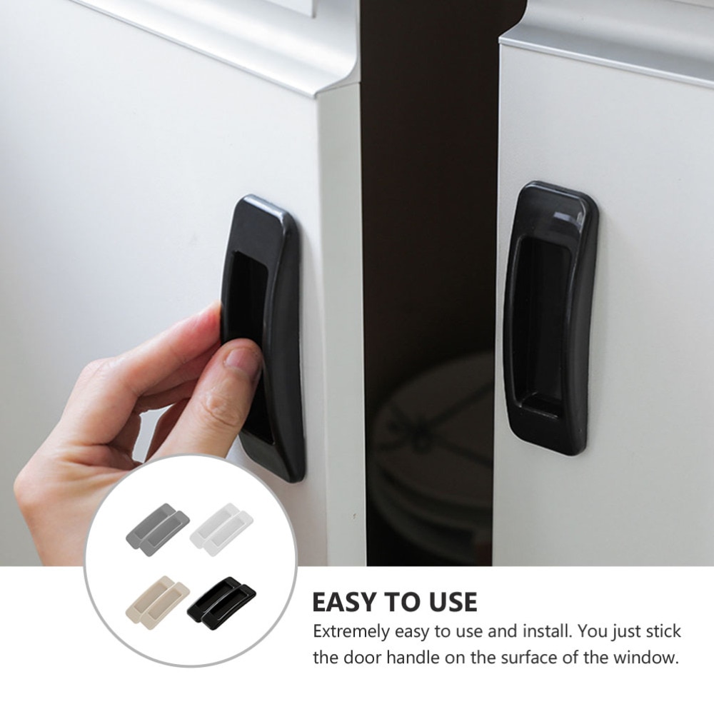 8pcs Multi-purpose Sliding Door Handle Refrigerator Cabinet Handle Drawer Handle