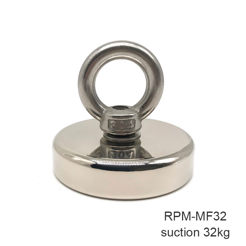 Economical Magnetic Hook Strong Absorption Magnets for Fishing Lifting Hanging Retrieving ds99: suction 32kg