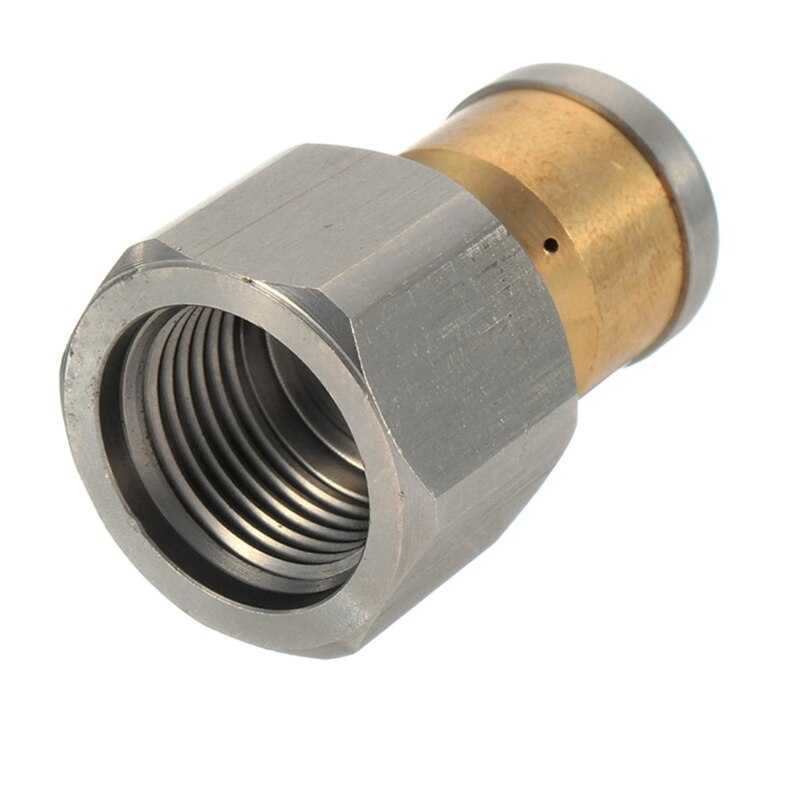 High Pressure Washer Stainless Steel Accessories G1 / 8 " G1 / 4 " G 3 / 8" Drain Sewer Cleaning Jetter Rotary Nozzle: 7