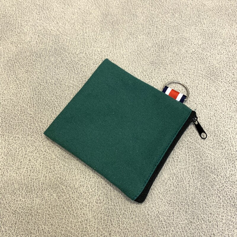 Canvas coin purse jewelry bag earphone bag household cotton linen sanitary napkin bag credit card holder cosmetic storage bag: 12