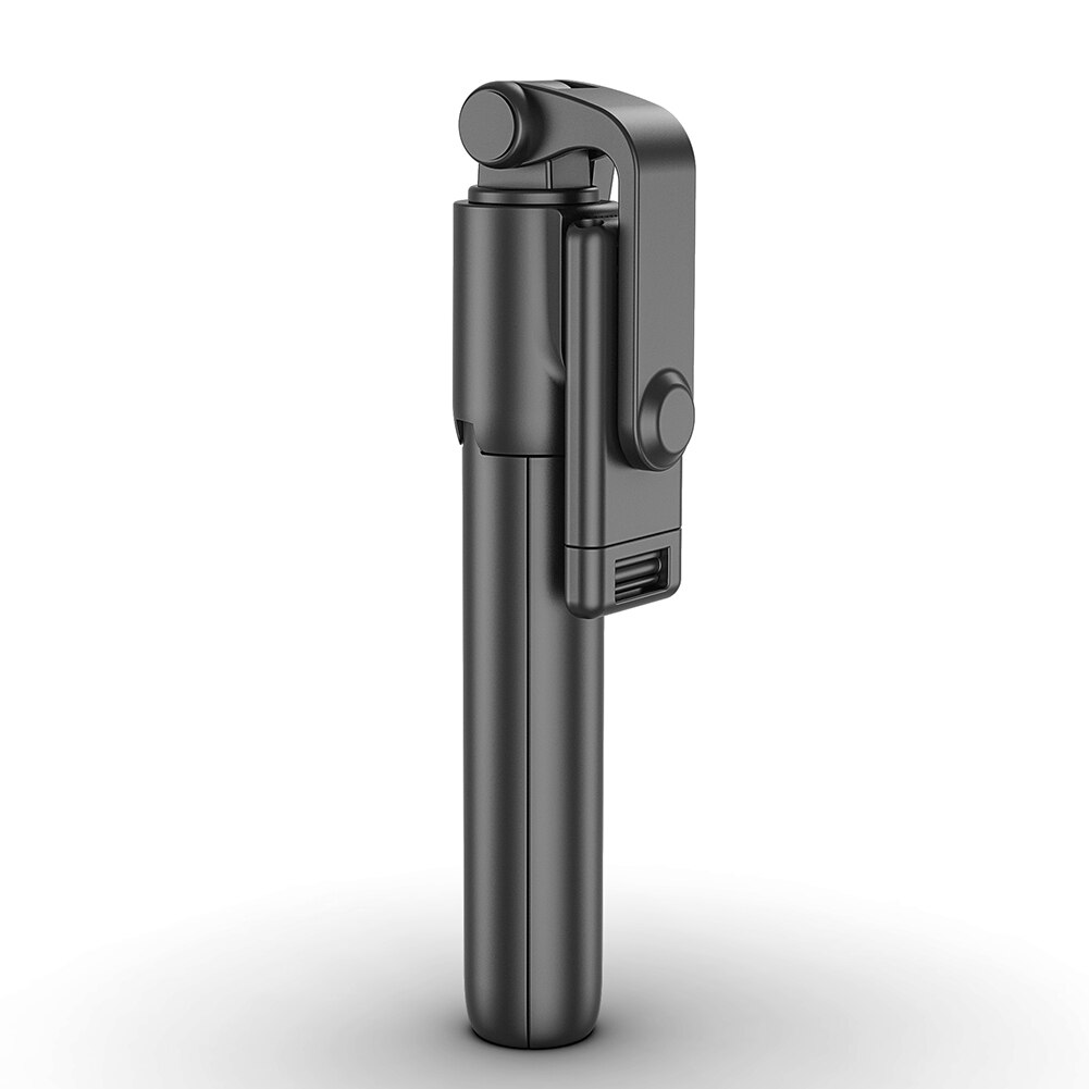 Kabelloser selfie-stick mit  r1 funktionen, handy-stativ, fernauslöser, ausziehbarer monopod-stativstabilisator für smartphones: Schwarz
