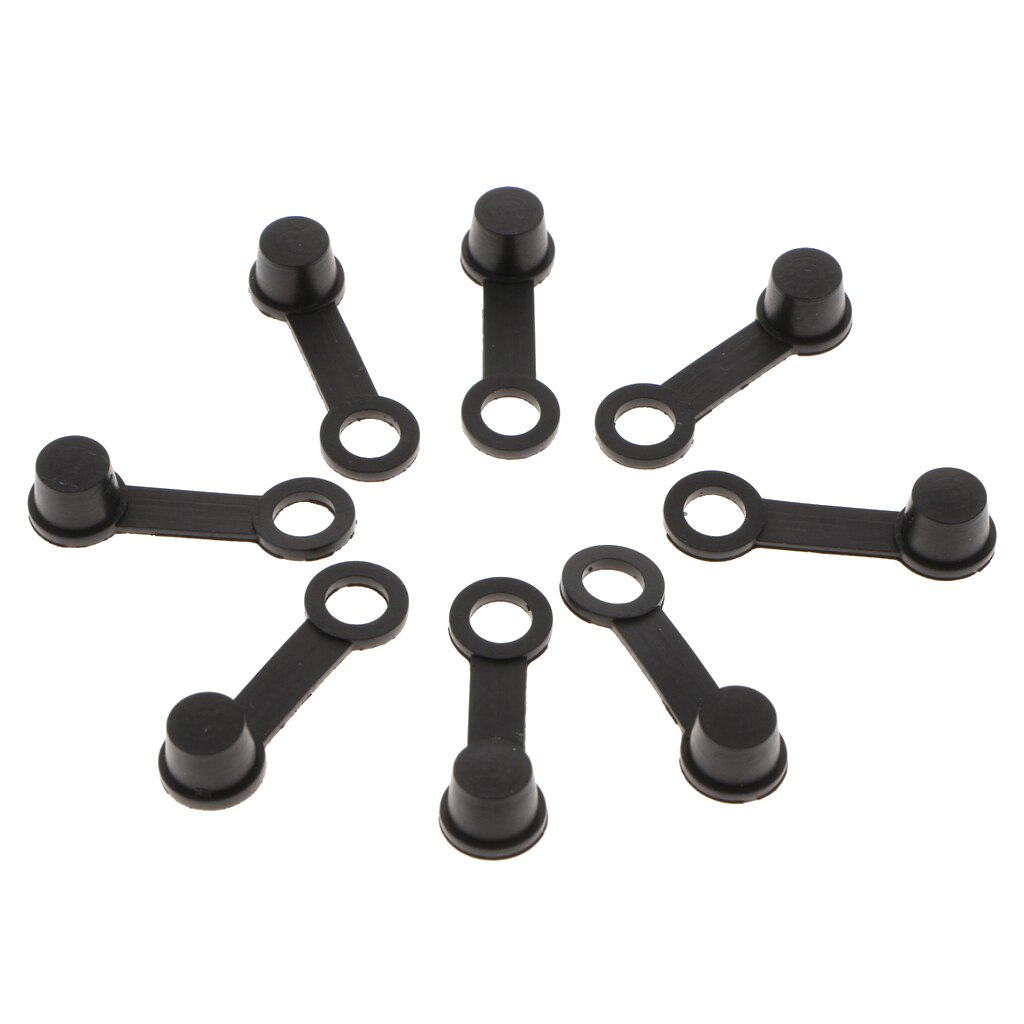 30PCS Rubber Brake Bleeder Valve Cover Screw Caps Grease Zerk Fitting Cap Rubber Dust Cover Dustproof Brake Bleeder Screw Caps