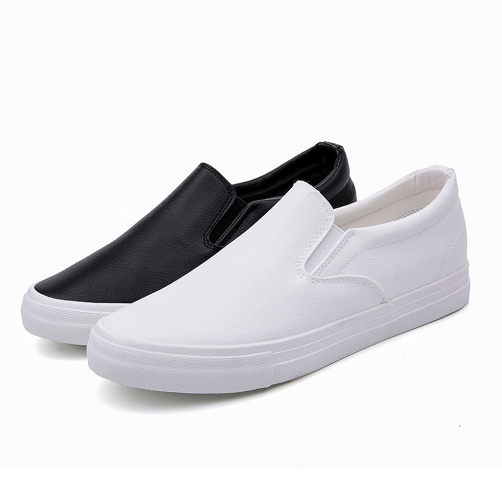 Hommes baskets hommes chaussures décontractées sping an automne hommes doux sans lacet baskets solide plat mocassins décontractés bateau chaussures