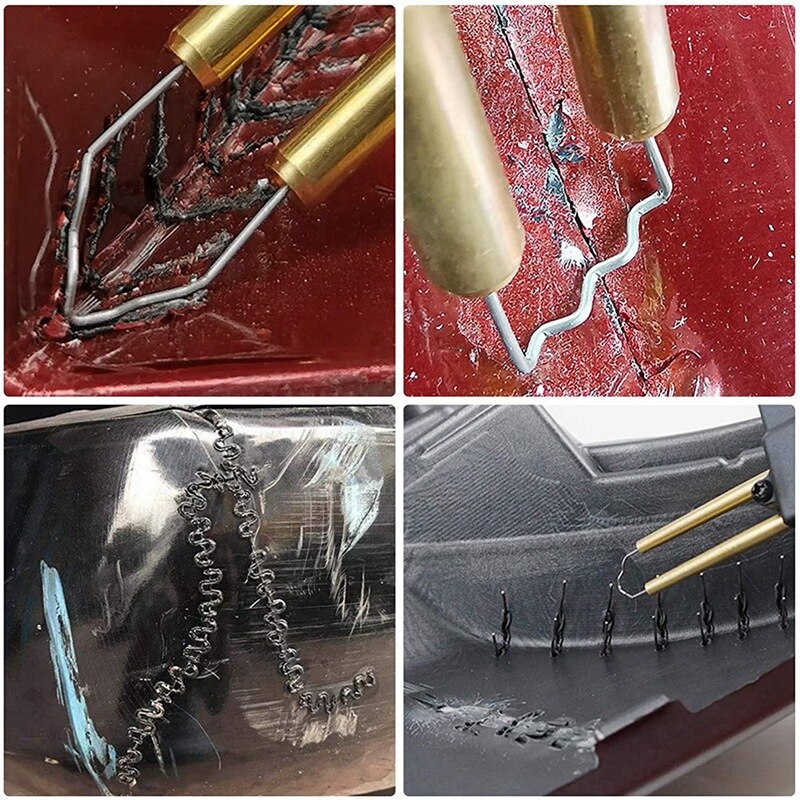 Bumper Repair Staples for Welding PVC ABS Nylon Plastic for Car Auto Bumper Repairing ,600PCS 0.8mm Corner Staples