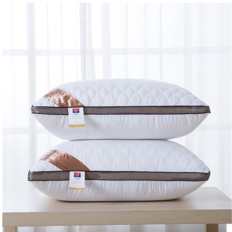 Almohada de seda de plumón estándar para Hotel, de , lavable, Super 7 estrellas, 1 Uds.
