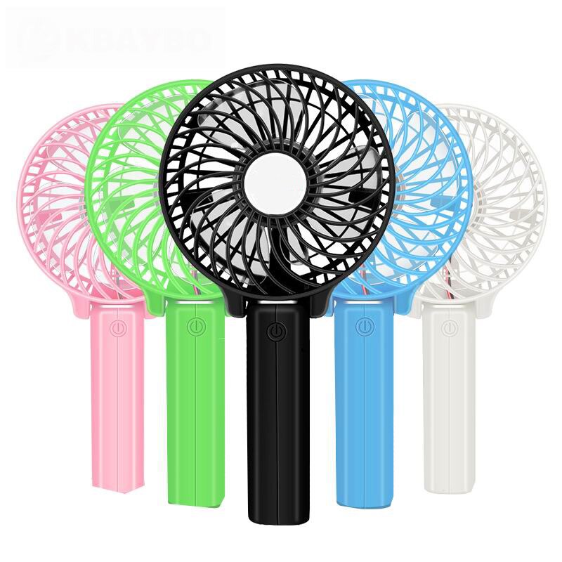 Foldable Hand Fans Battery Operated Rechargeable Handheld Mini Fan Electric Personal Fans Hand Bar Desktop Fan
