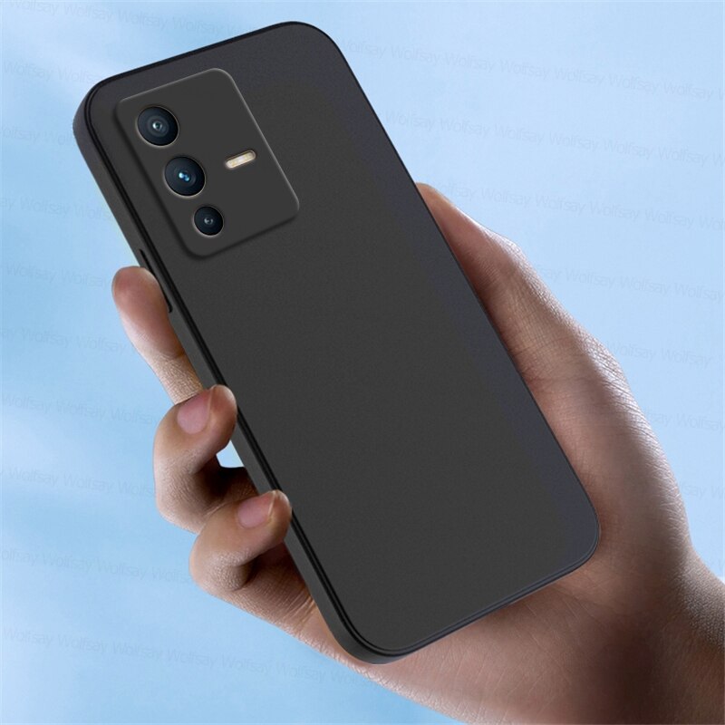 Für Vivo V23 fallen Vivo V23 Profi Abdeckung Fällen Stoßfest Flüssigkeit Silikon Weiche TPU Schutz Telefon Zurück fallen Für Vivo v23 Profi