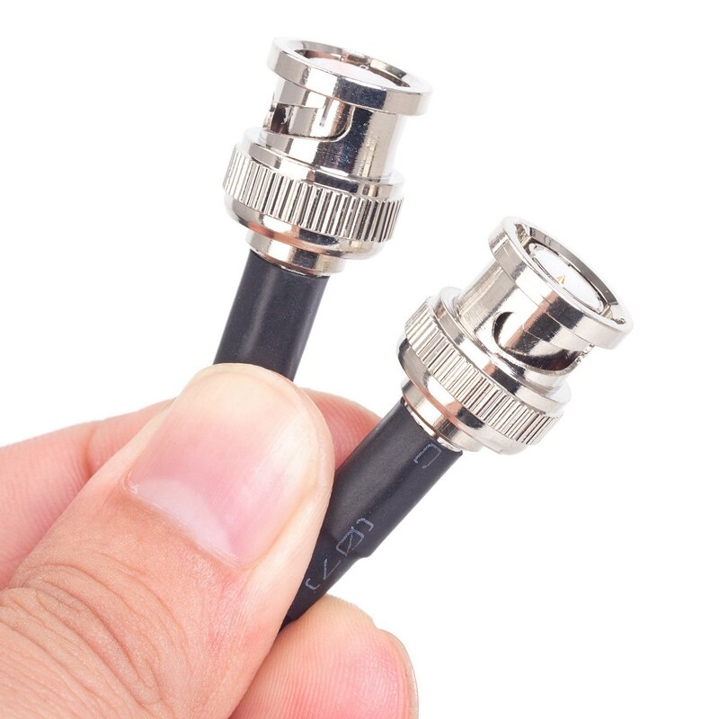BNC Extension Cable RG-58 BNC Male to BNC Male Coaxial Cable Rg58A/U 50Ohm RF Adapter Extension Cable
