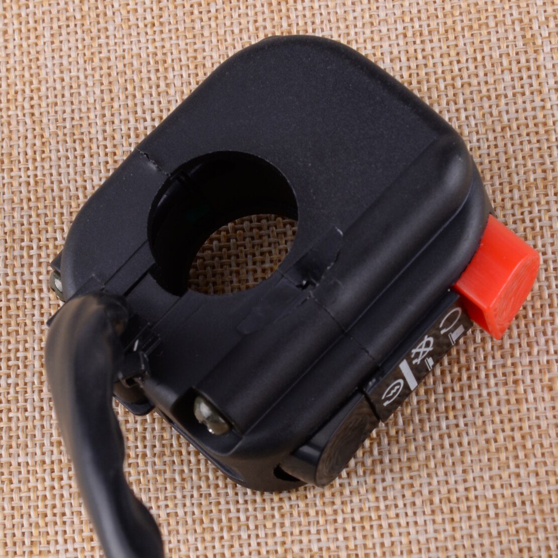 CITALL 7/8" 22mm Motorcycle ATV Handlebar Mount Start Stop Kill On Off Button Side Right Switch ES