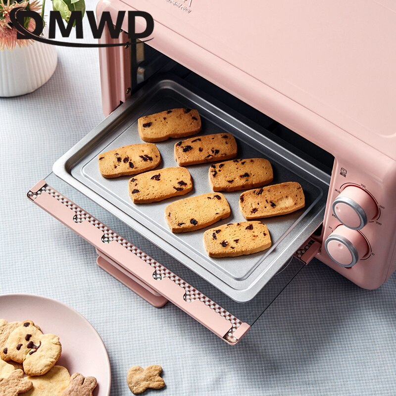 Horno eléctrico multifunción DMWD para hornear, horno pequeño para el hogar, horno mini para pastel con control de temperatura 11L