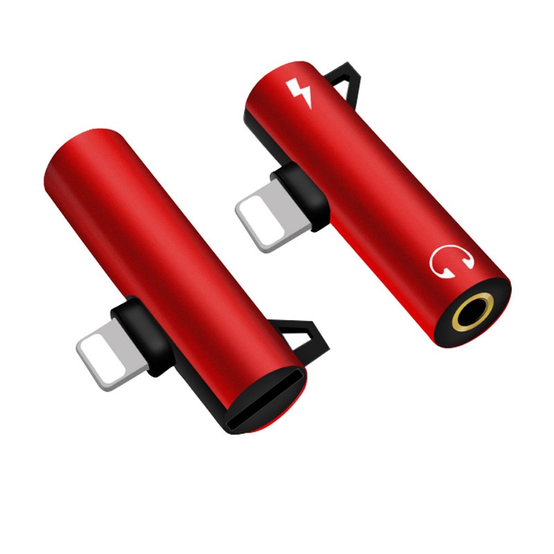 Adapter oplaad- en headsetaansluiting voor mobiele iphone converter oortelefoon oplaadsplitter voor iphone 11 12 pro xs