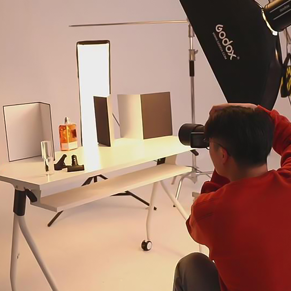 A4 Fotografie Karton Vouwen Reflector Zwart Zilver Wit Dik Papier Boek Board Reflecterende Voor Camera Foto Schieten
