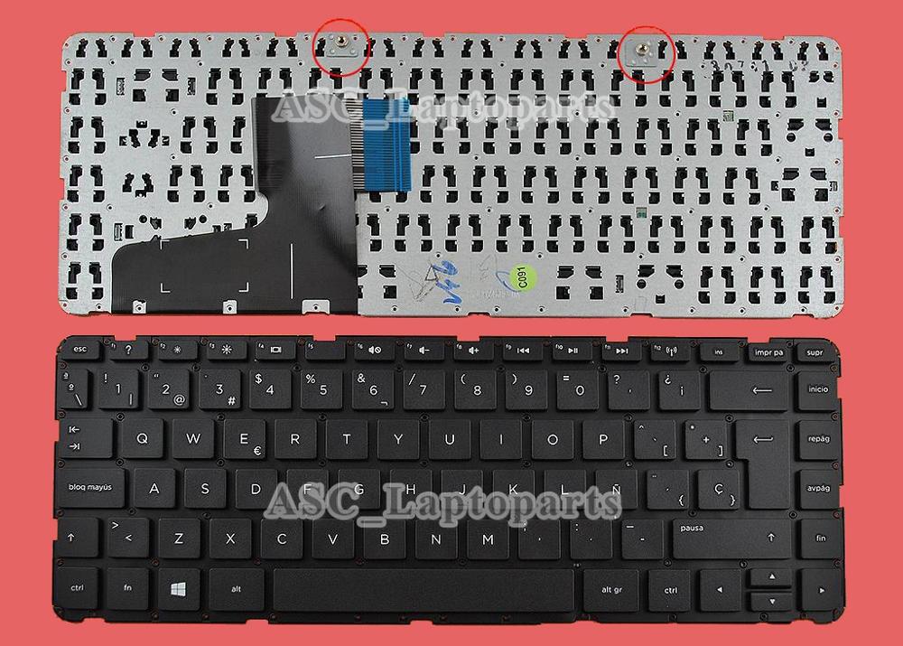 Spaanse Teclado Keyboard Voor Hp 240 G3 245 G3 246 G3 Laptop Black Zonder Frame Voor WIN8