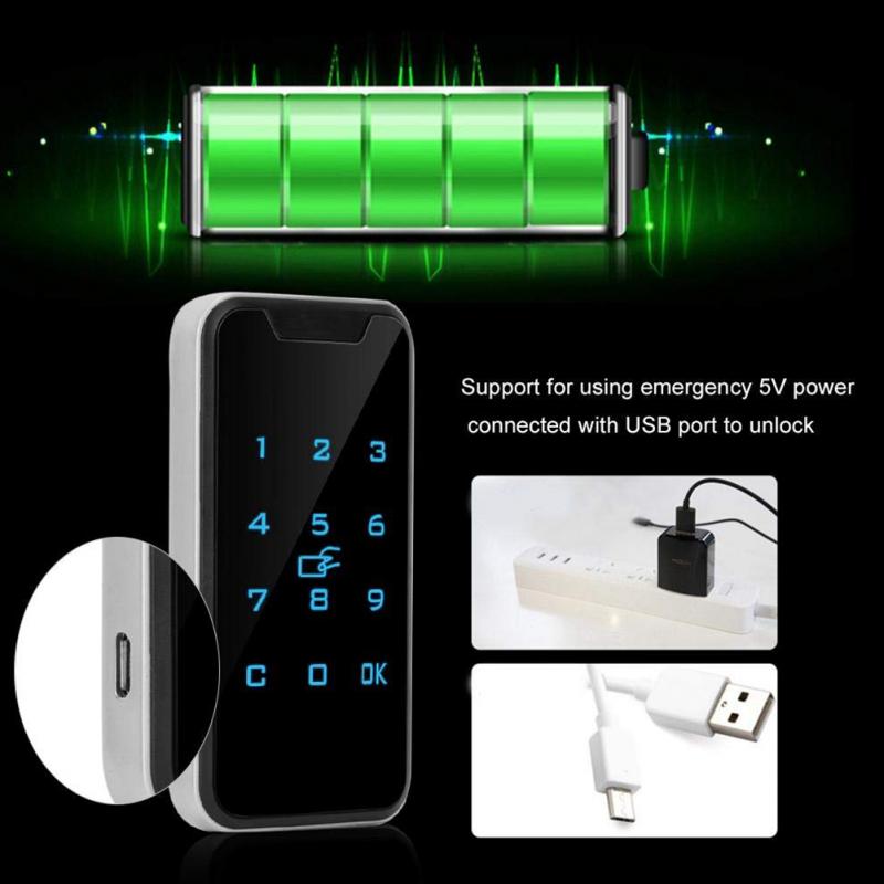 953M1 Anti Theft Smart Electronic Digital Password Lock Universal Security Touch Keypad Battery Powered Zinc Alloy Durable
