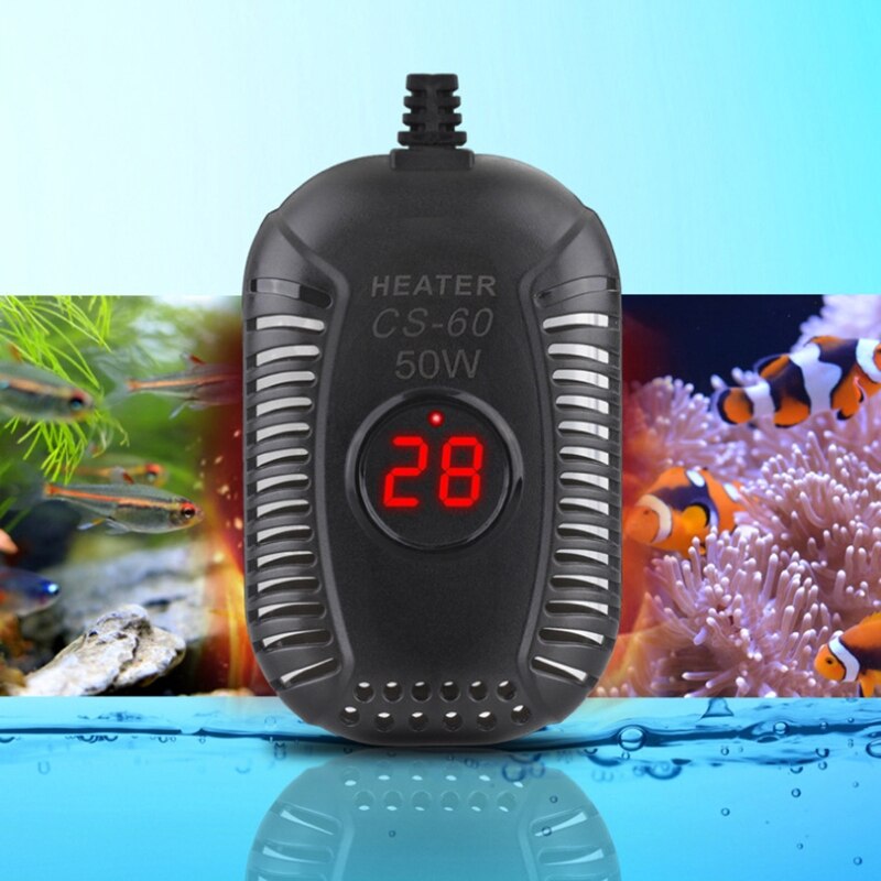 Aquarium Heater Fish Tank Submersible Heater with LED Temperature Display