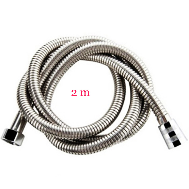 Shower Hose Pipes Fittings Bathroom Accessories Shower holder 1.5/2/3/4/5m Stainless Steel Water Pipe For Bath Shower Head: 2m Shower Hose