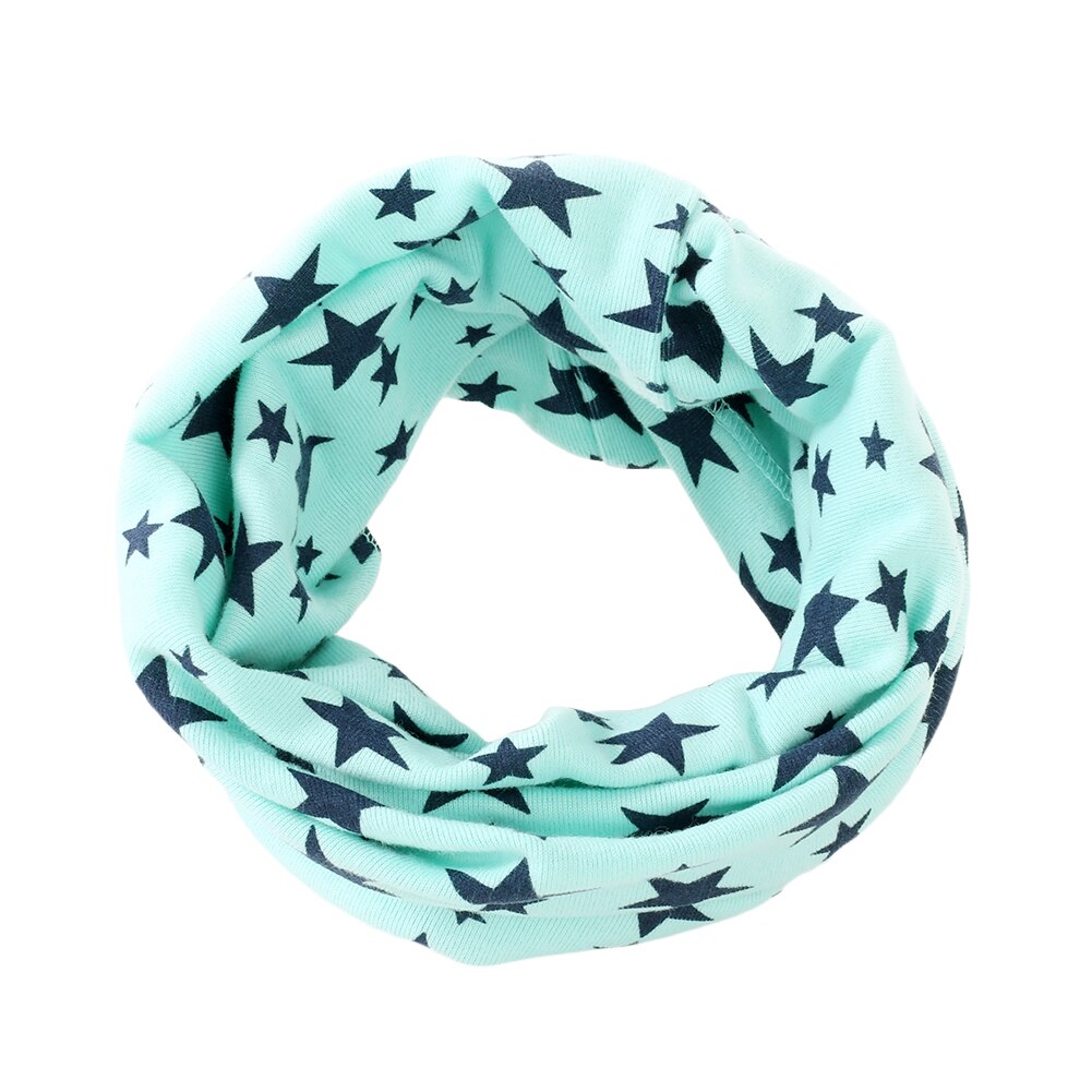 Bufandas de estrellas, pañoleta de algodón para niños, niño, pañuelos de niña, chal Unisex, tejido de invierno, Otoño, bufanda adorable para niños