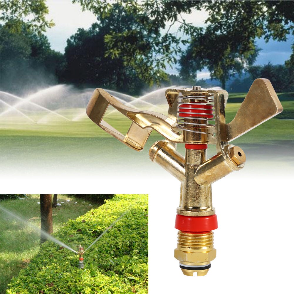 Brass Water Sprinkler Lawn Watering Garden Irrigation Spray Nozzle