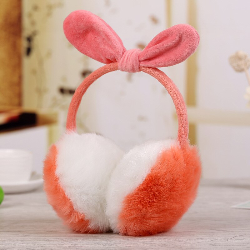 Warm Fur Earmuffs Adult Children Winter Women Men Lovers Ear Muffs Warmer Earflap Headband Fur Round Unisex Earmuffs: B-15