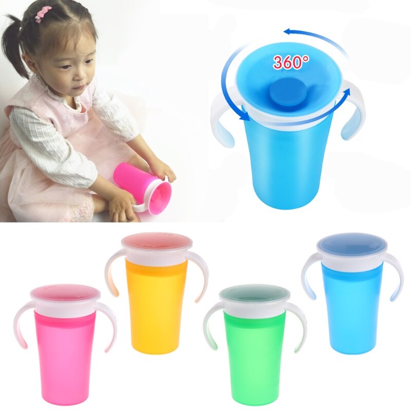 Children Drink Training Cup 360 Degree Magic Drinking Prevent Leaking Cup Training Cups For Children Students
