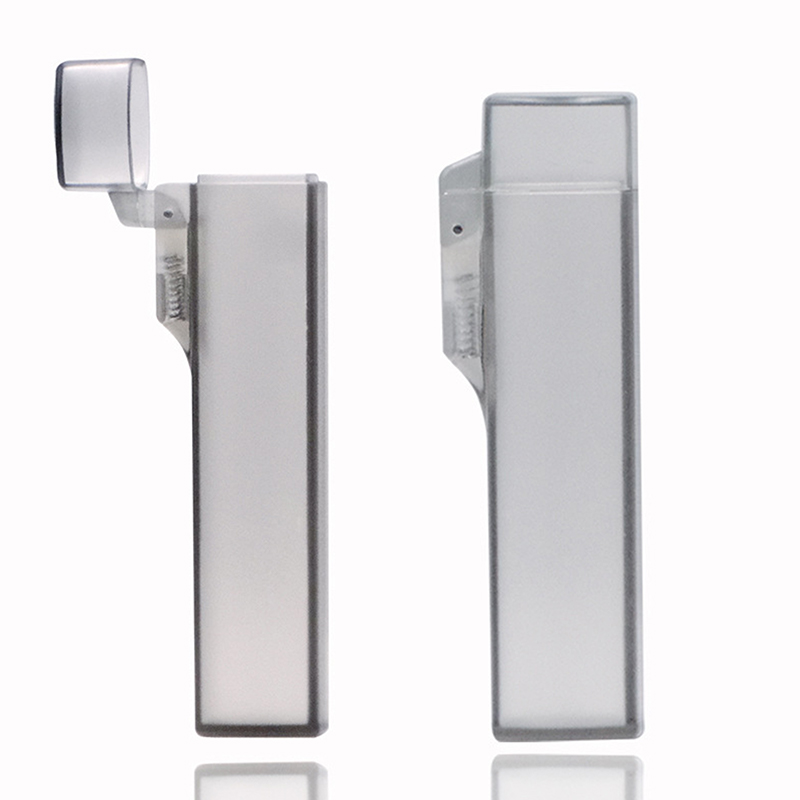 1 stks Draagbare Transparante Tandenstoker Houder Outdoor Reizen Plastic Tandenstoker Opbergdoos Naald Case 6.8 cm 8 cm