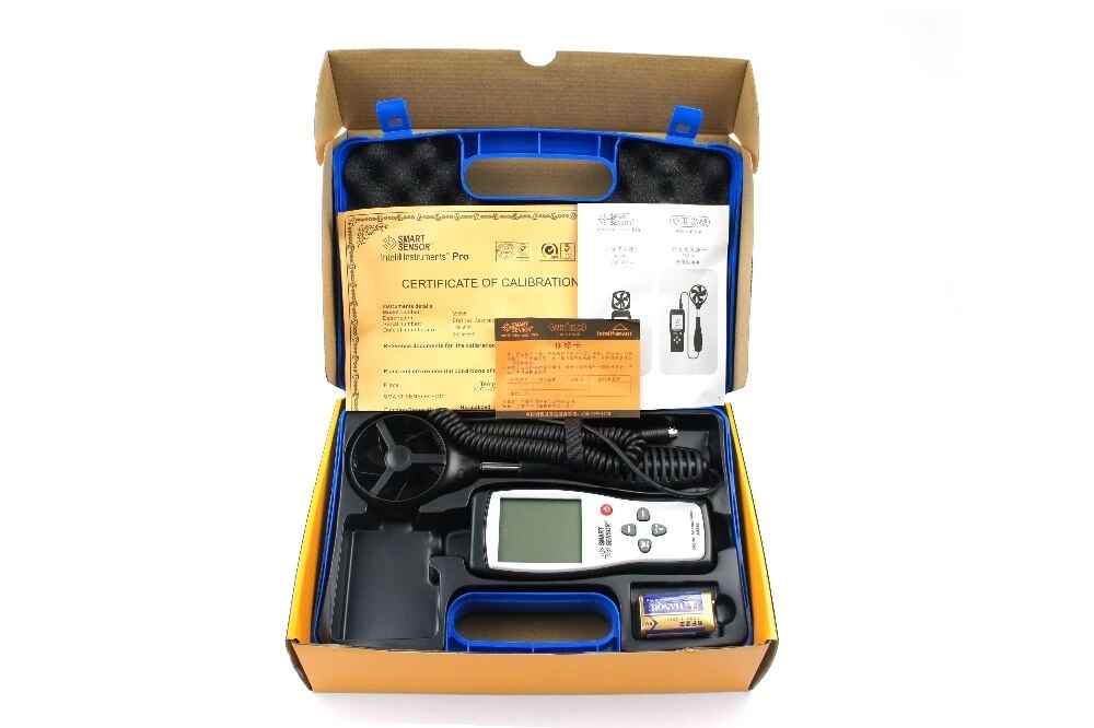 Digitale Wind Geschwindigkeit Meter anemometer Messgerät diagnostizieren-Werkzeug Luft Wind Geschwindigkeit Meter 45 mt/s Temperatur Messung Daten Halten wie836