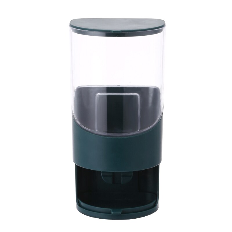 Dispenser Cooking Oil Bottle No Drip Organizer Storage Olive Oil Pourer Set Wall Mounted Lid Azucarero Table Utensils OC50TL: dark green