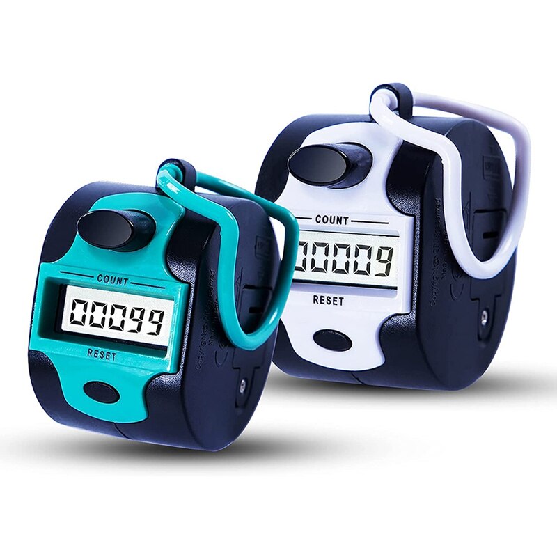 Fingerzähler Handzähler Clicker – 5-stelliges LCD-Display, Resetbar, Mit Silikon-Fingerband – Zum Zählen, Beten, Gehen & Sport – Grün, Leicht (11g), Inkl. Batterie Fingerzähler Handzähler Clicker – 5-stelliges LCD-Display, Resetbar, Mit Silikon-Fingerband – Zum Zählen, Beten, Gehen & Sport – Grün, Leicht (11g), Inkl. Batterie