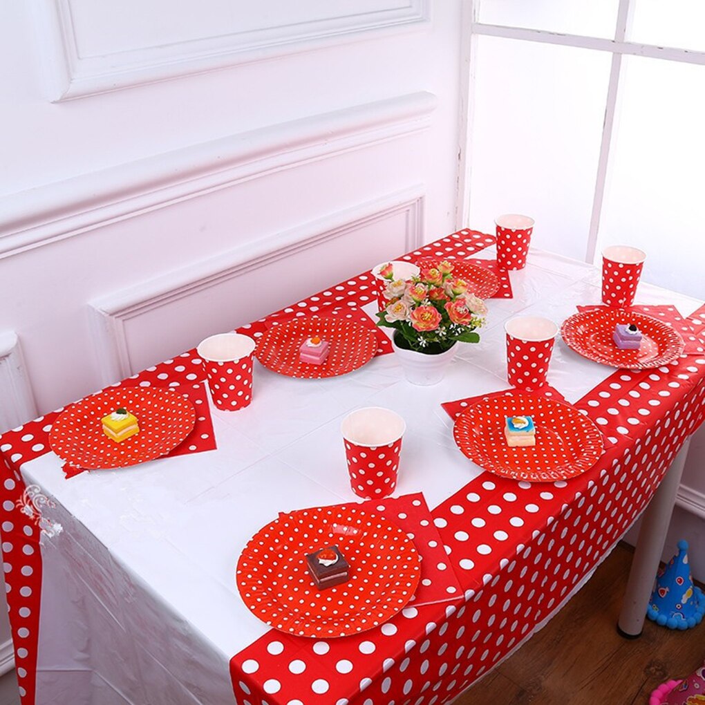 Wegwerp Tafelkleed Tafelkleed Waterdicht Oilproof Afdrukken Tafel Covers Bruiloft Decoratie Banket Eettafel Cover