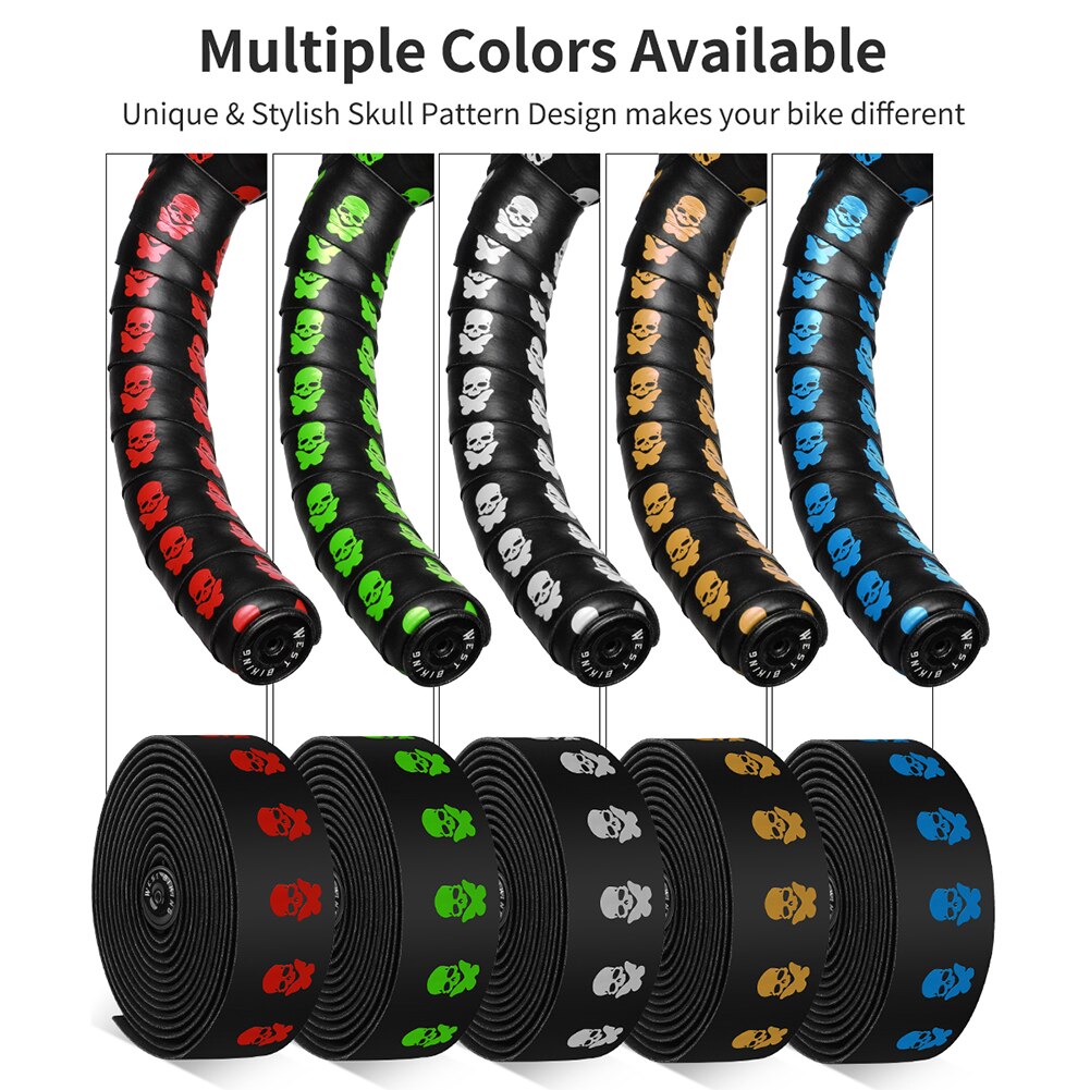 Fahrrad Lenker Band Weiche Rennrad Dämpfung Lenker wickeln Band einstellen mit Stecker Radfahren Anti-Vibration wickeln Griff Bar Band