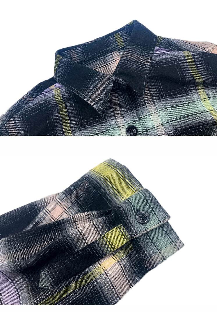 Teen Girls Fall Shirts Plaid Casual Loose Buttons Tops 10 12 13 14 years