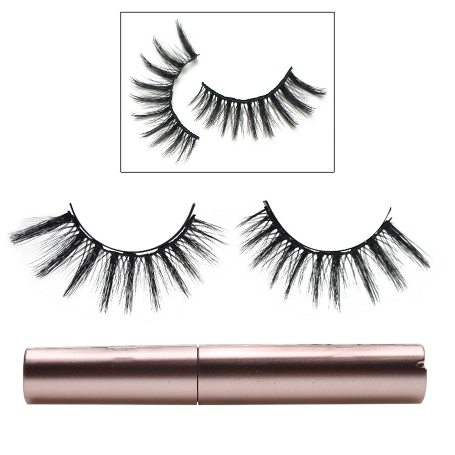 Set di ciglia magnetiche 3D impermeabile duraturo Eyeliner magnetico naturale magnete ciglia estensione trucco Kit ciglia finte: SA126